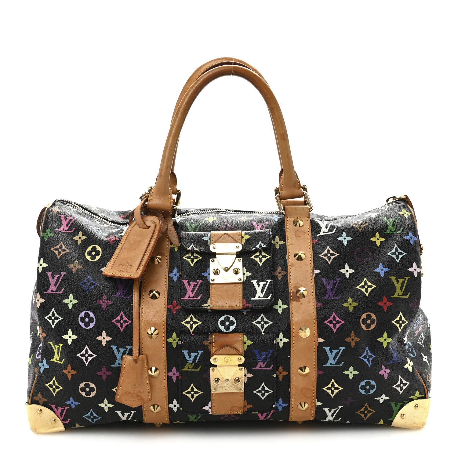 Monogram Multicolor Keepall 45 Black