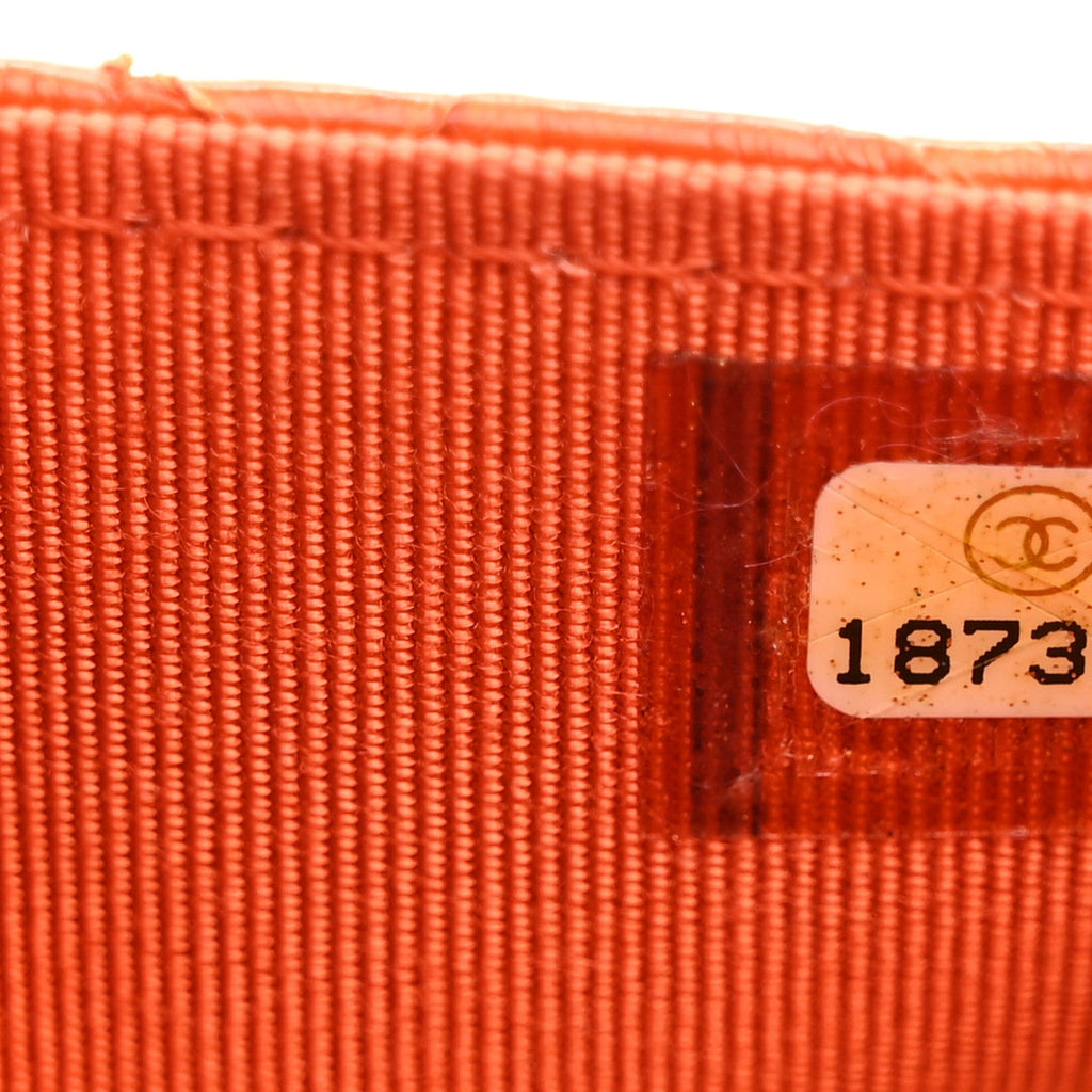 Snakeskin Wallet On Chain WOC Orange
