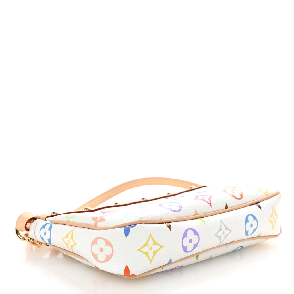 LV X TM Monogram Multicolor Pochette Accessories White