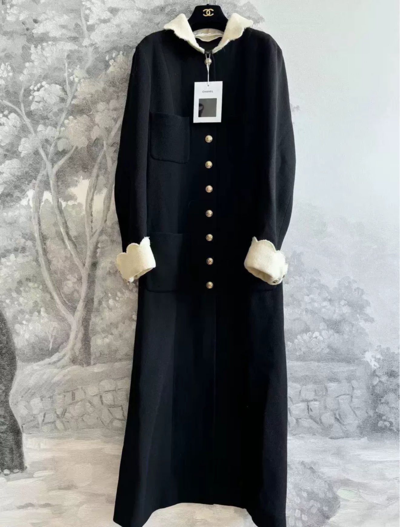 Chanel 20 Black Maxi Dress