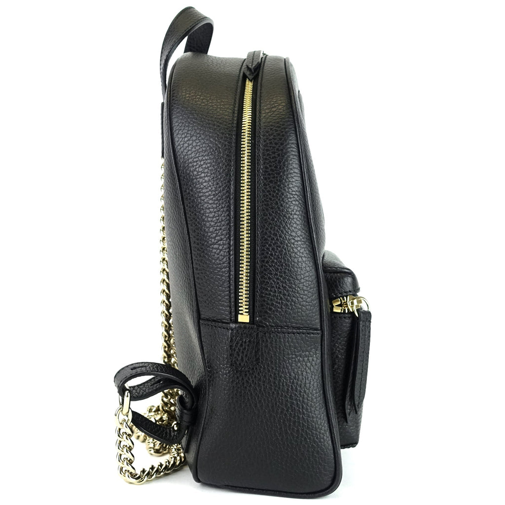 Gucci Soho Leather Chain Backpack