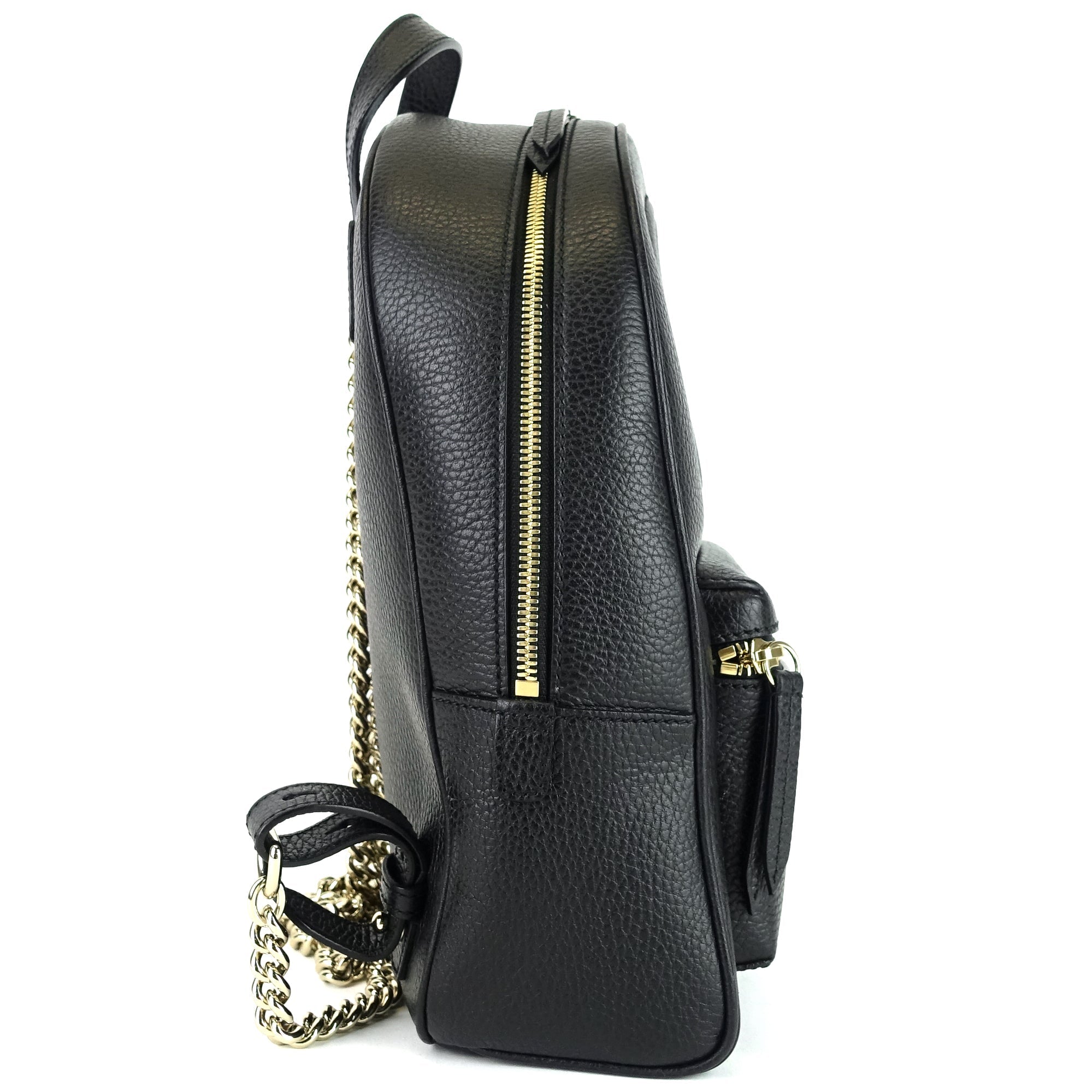 Gucci Soho Leather Chain Backpack
