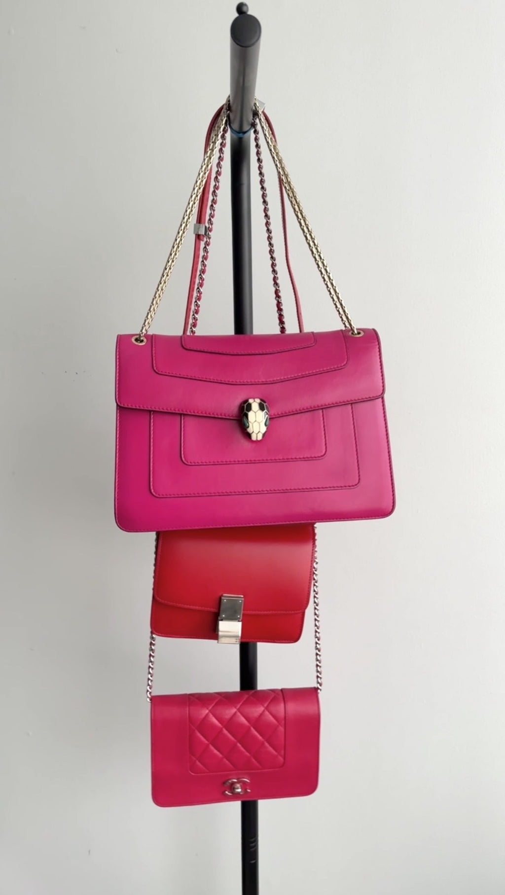 Celine Red Leather Small Box Bag