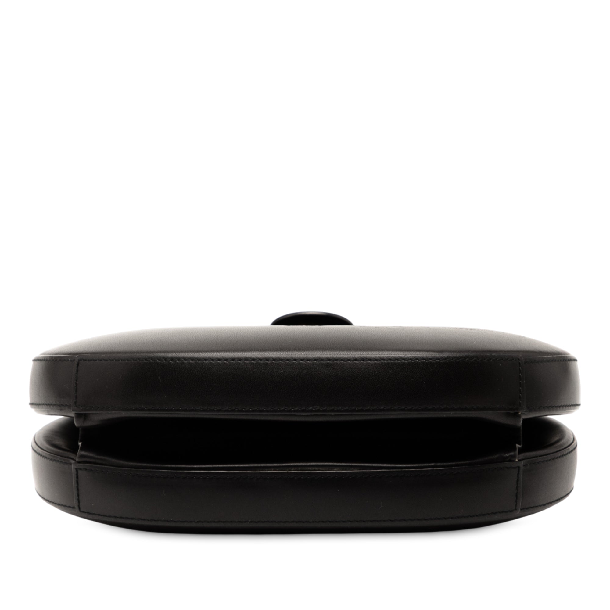 Round Top Handle Bag Leather
