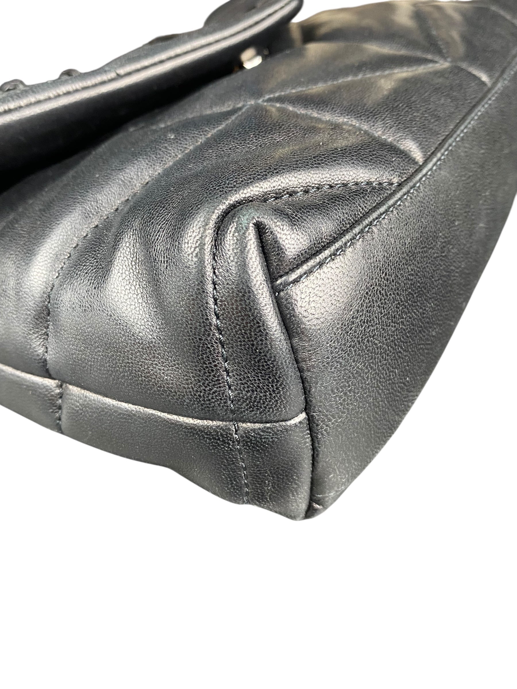 Saint Laurent Black Puffer Toy Lou Lou Shoulder Bag