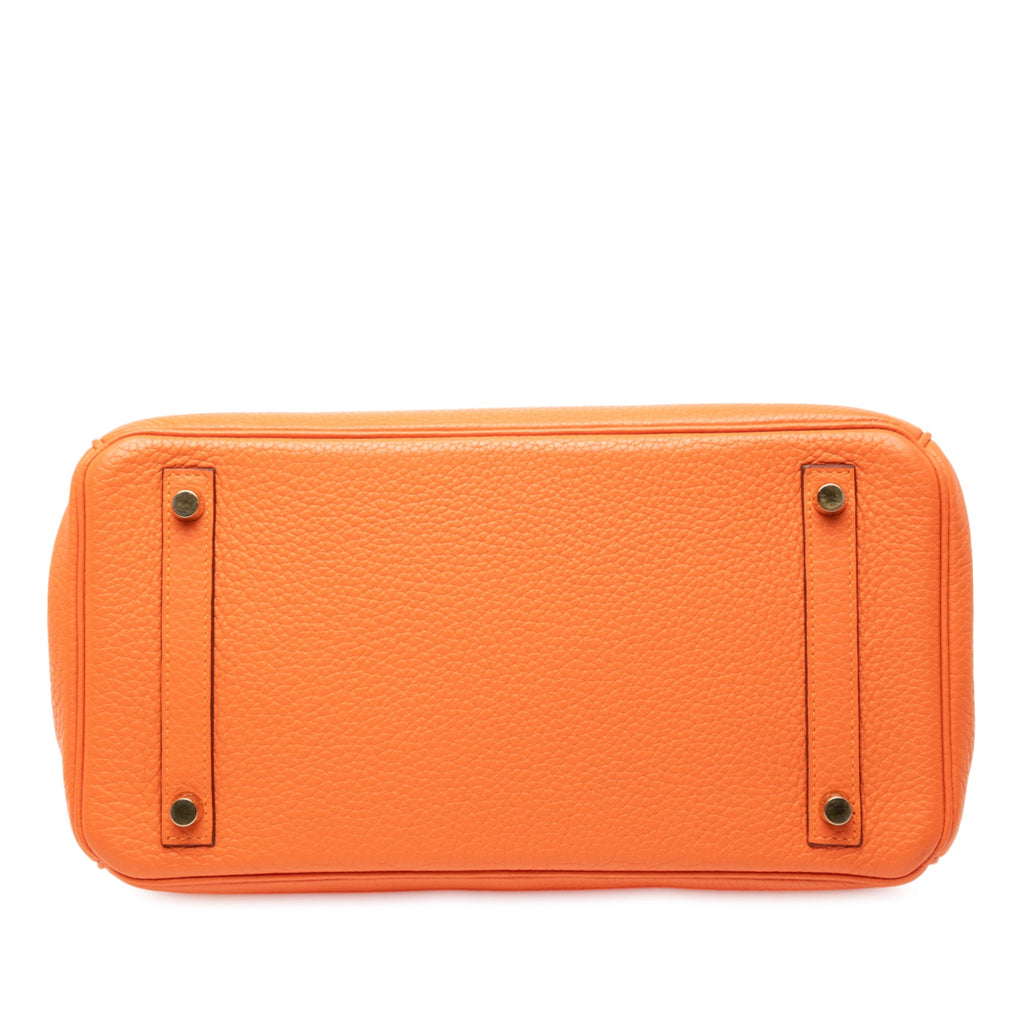 Birkin Handbag Orange Togo with Gold Hardware 30