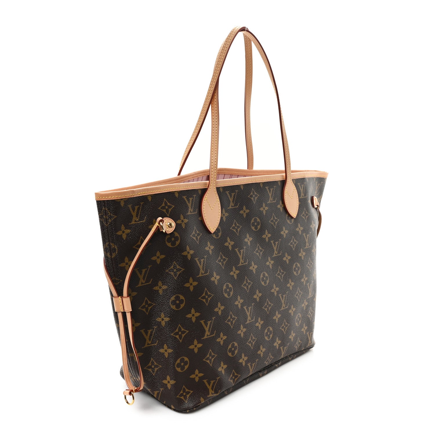 Monogram Sydney V Neverfull MM Rose Ballerine