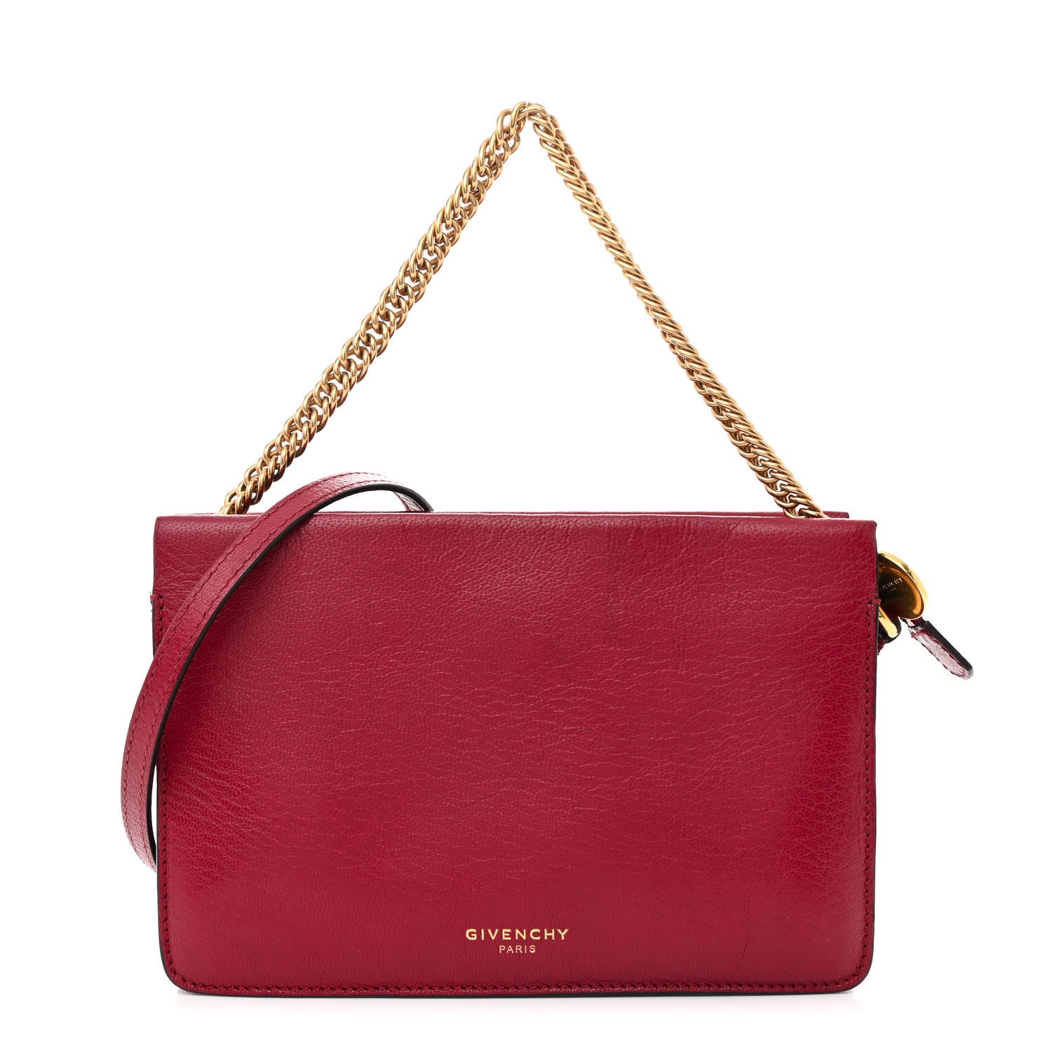 Goatskin Suede Cross 3 Crossbody Bag Fig Pink Cherry