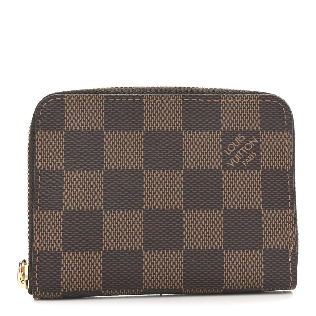 Damier Ebene Zippy Coin Purse