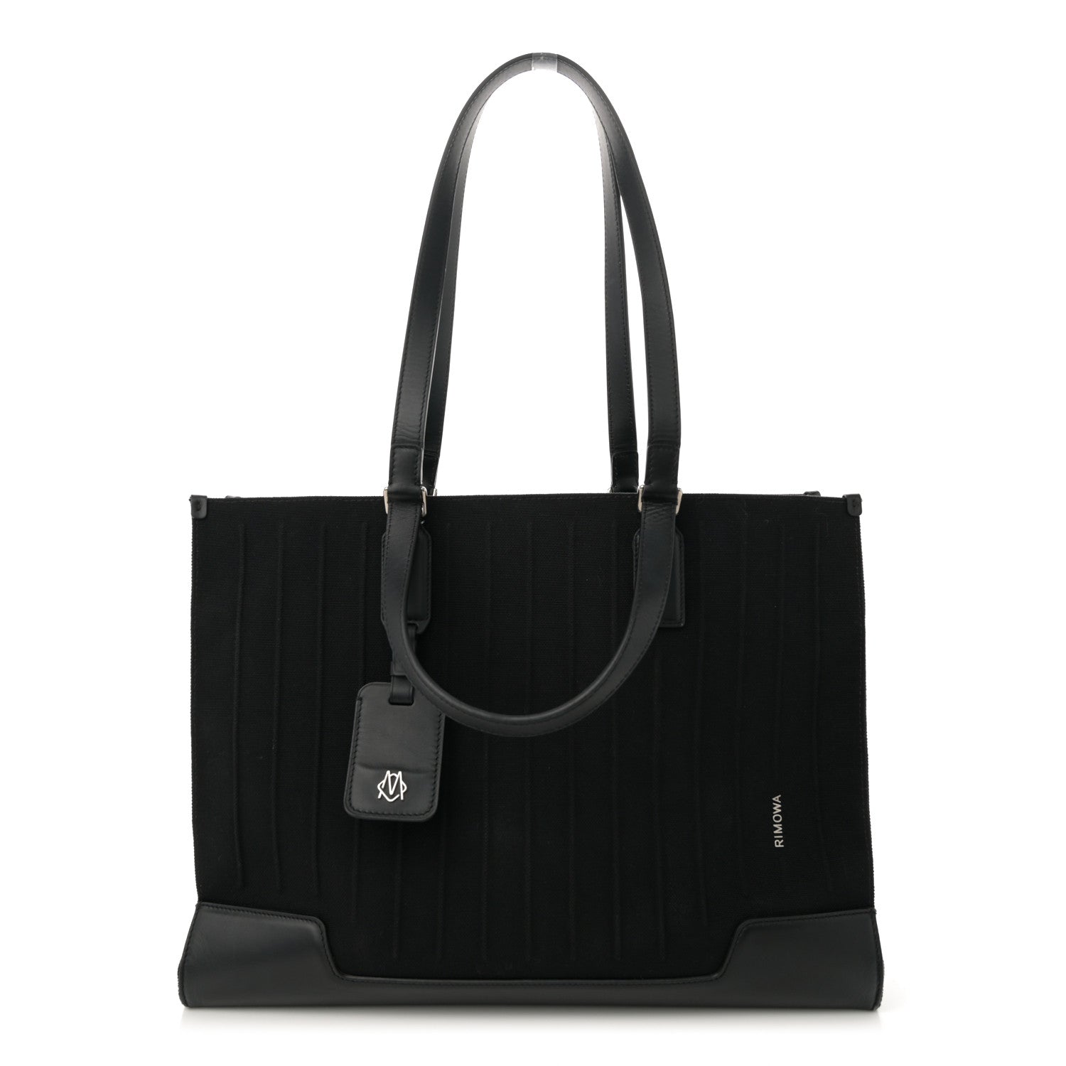 Canvas Never Still Large Tote Black