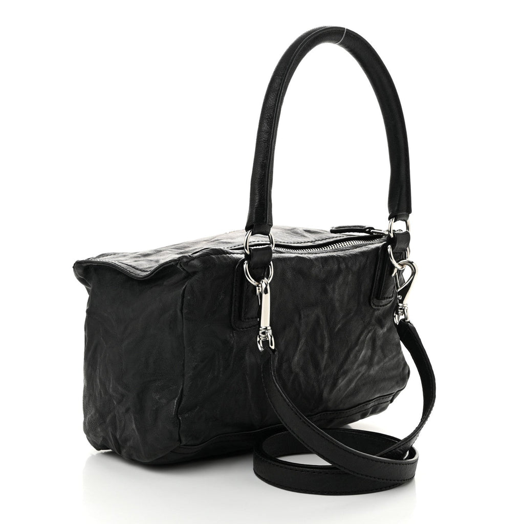 Tumbled Sheepskin Small Pandora Black