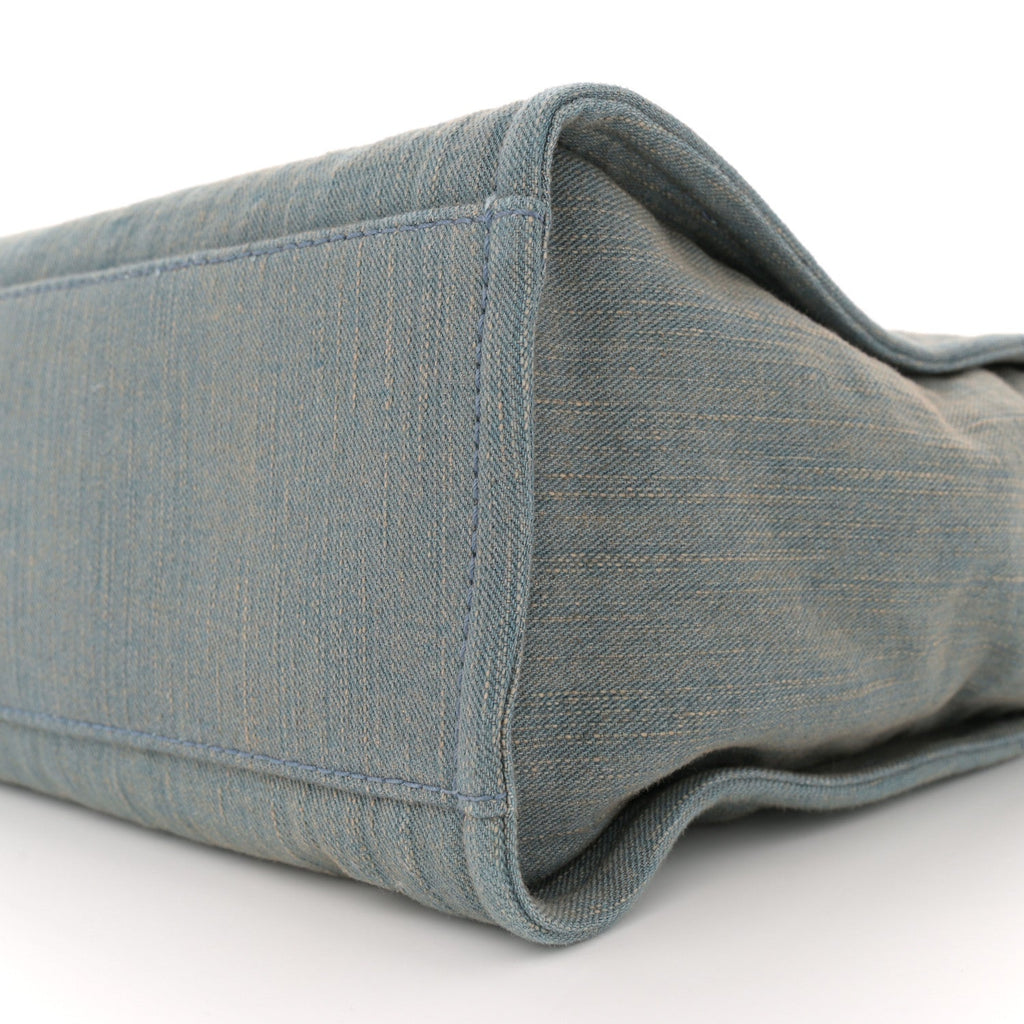 Denim Small Deauville Tote Light Blue