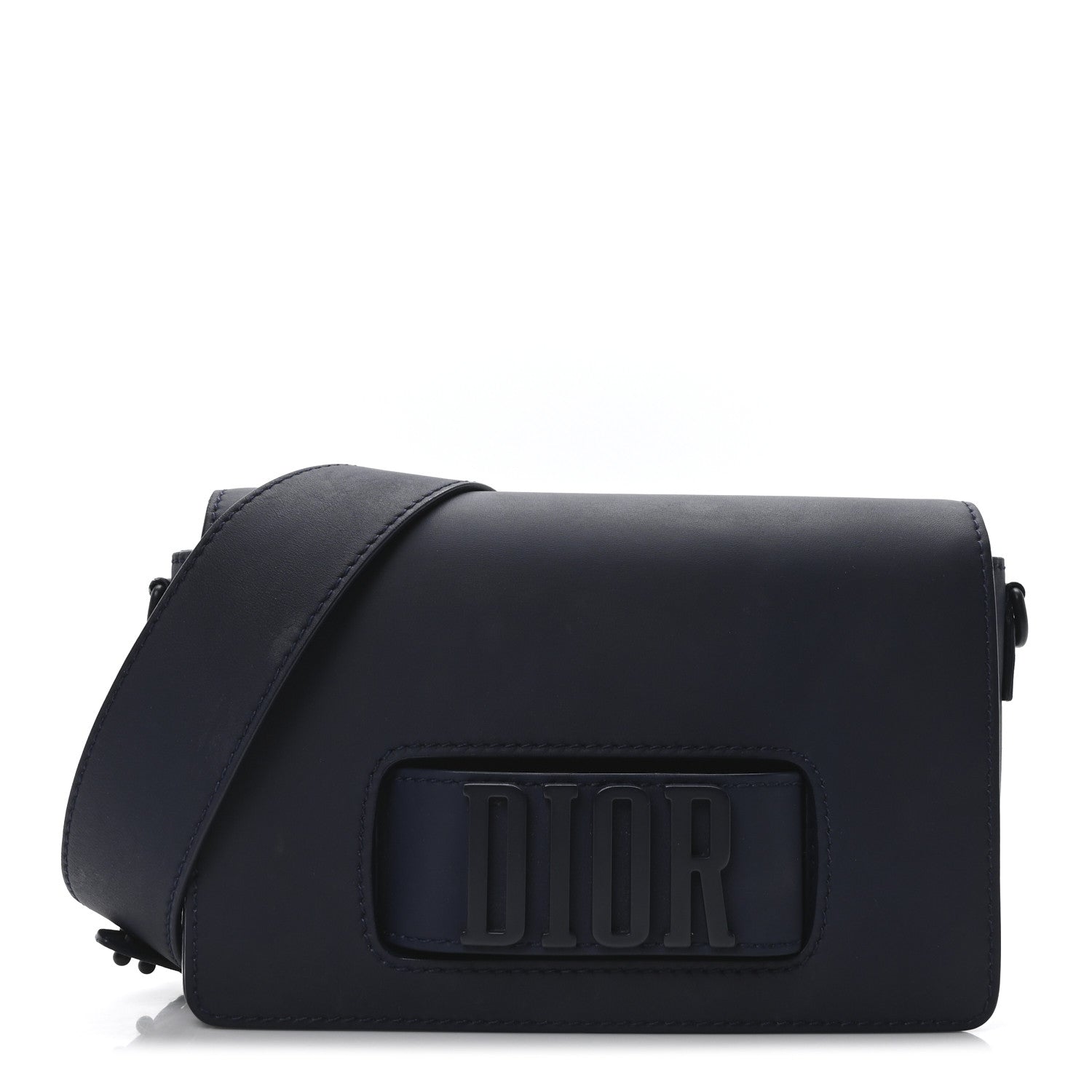 Smooth Calfskin Dio(r)evolution Flap Bag Dark Blue