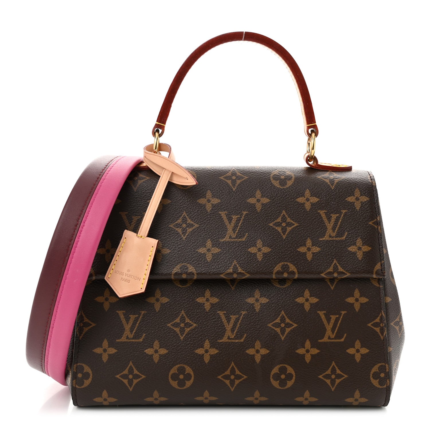 Monogram Cluny BB Bordeaux Fuchsia