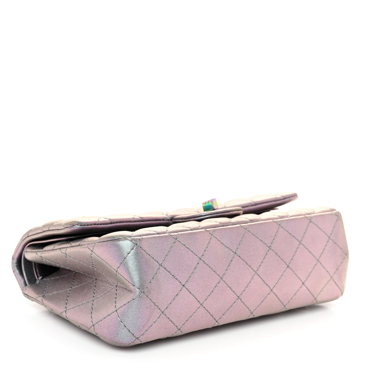 Iridescent Lambskin Quilted 2.55 Reissue 225 Flap Light Purple
