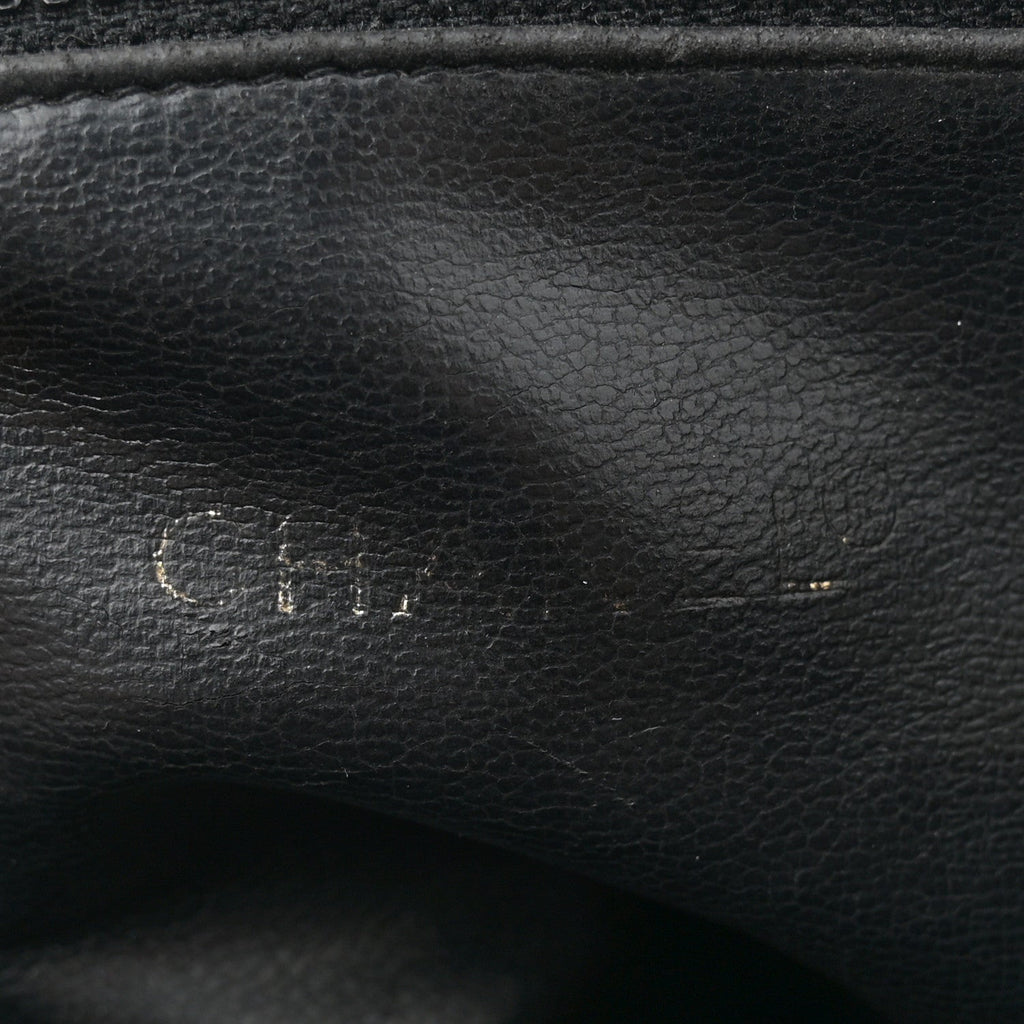 Caviar Flap Shoulder Bag Black