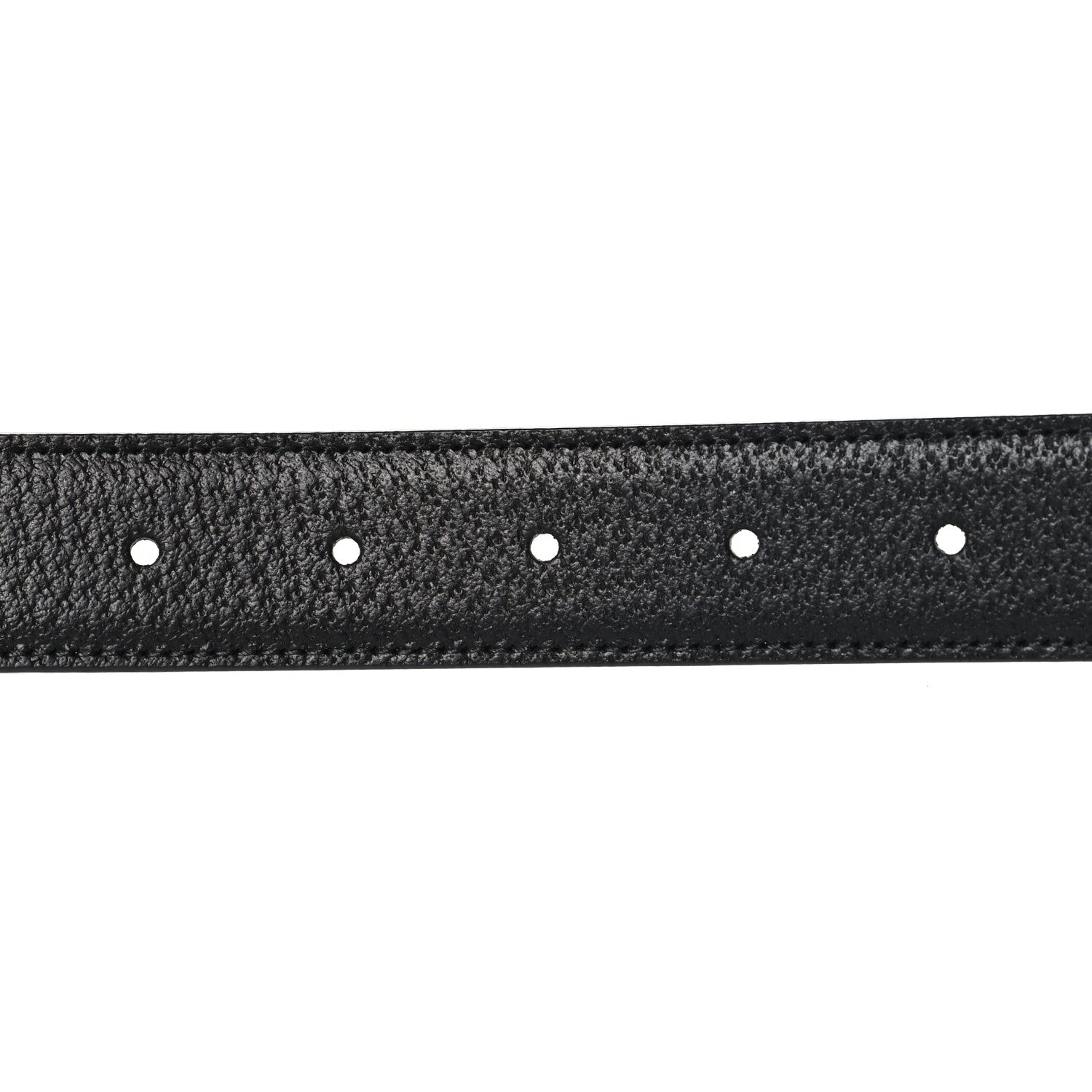 Textured Dollar Calfskin Ciny Calf Lux Squared Interlocking G 30mm Reversible Belt 110 44 Black