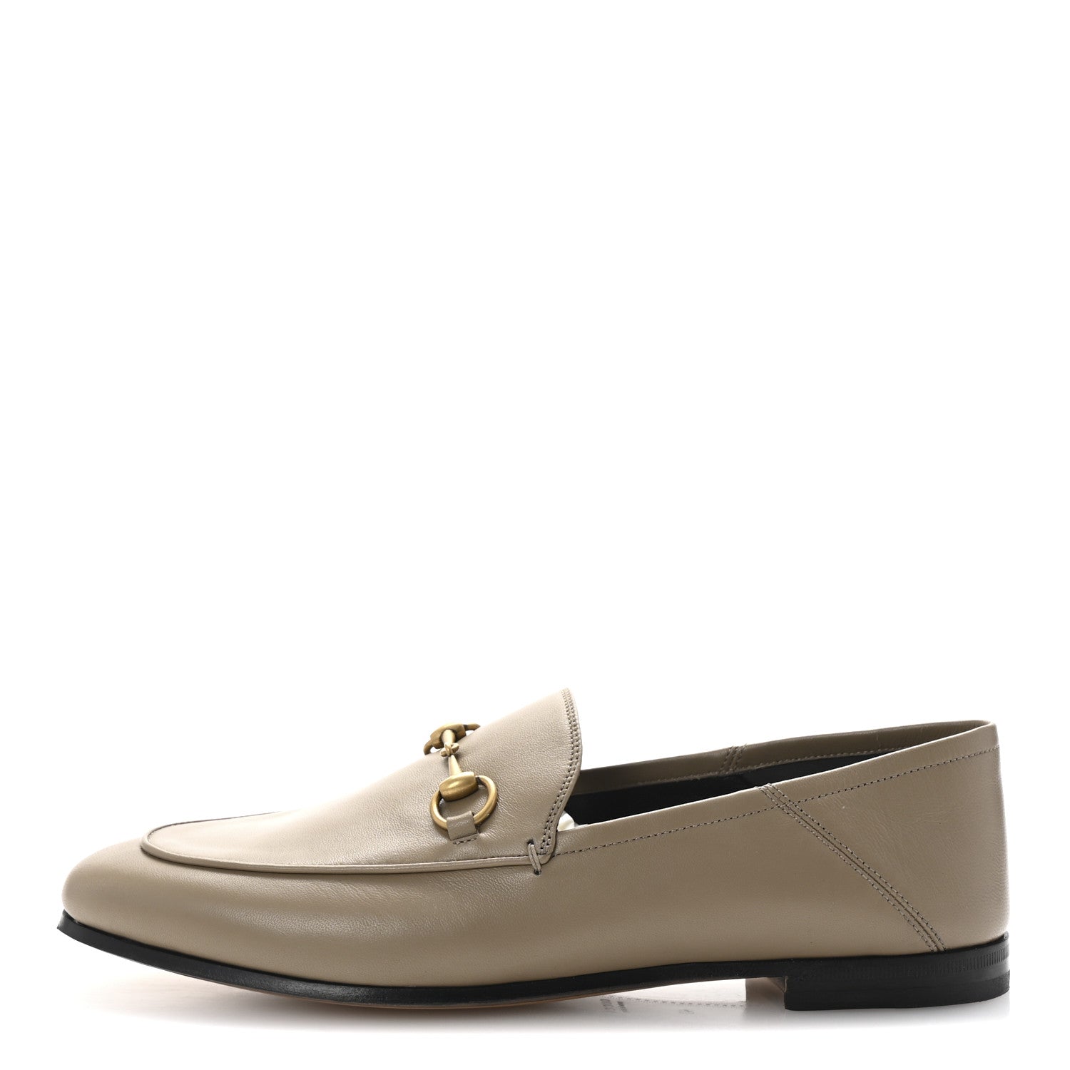 Lambskin Womens Brixton Horsebit Loafers 40 Mud