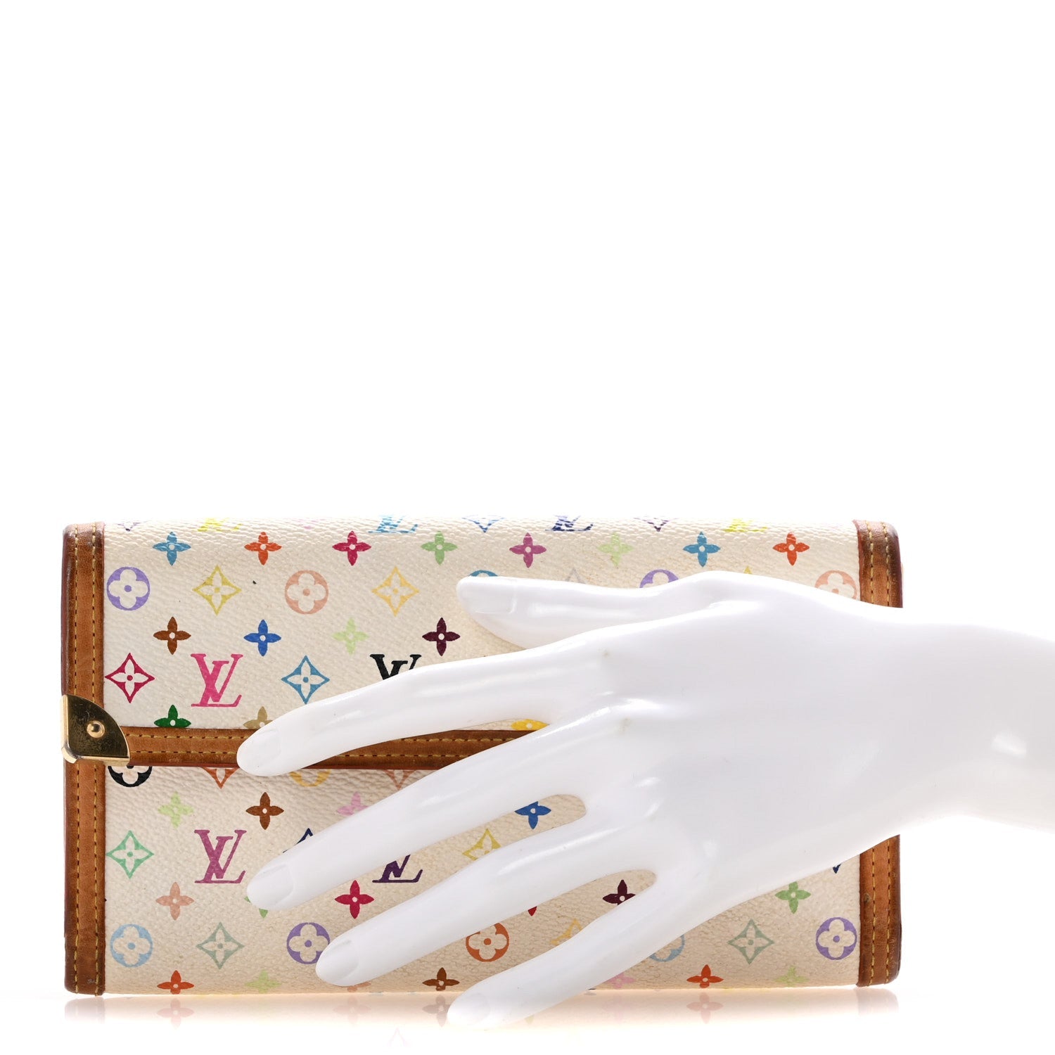 Monogram Multicolor Porte Tresor International Wallet White