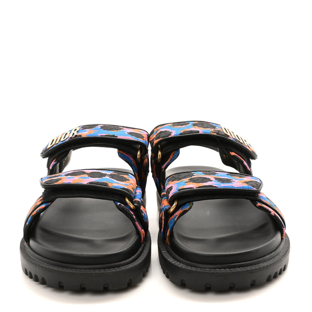 Technical Fabric Mizza Print Dioract Sandals 36 Multicolor