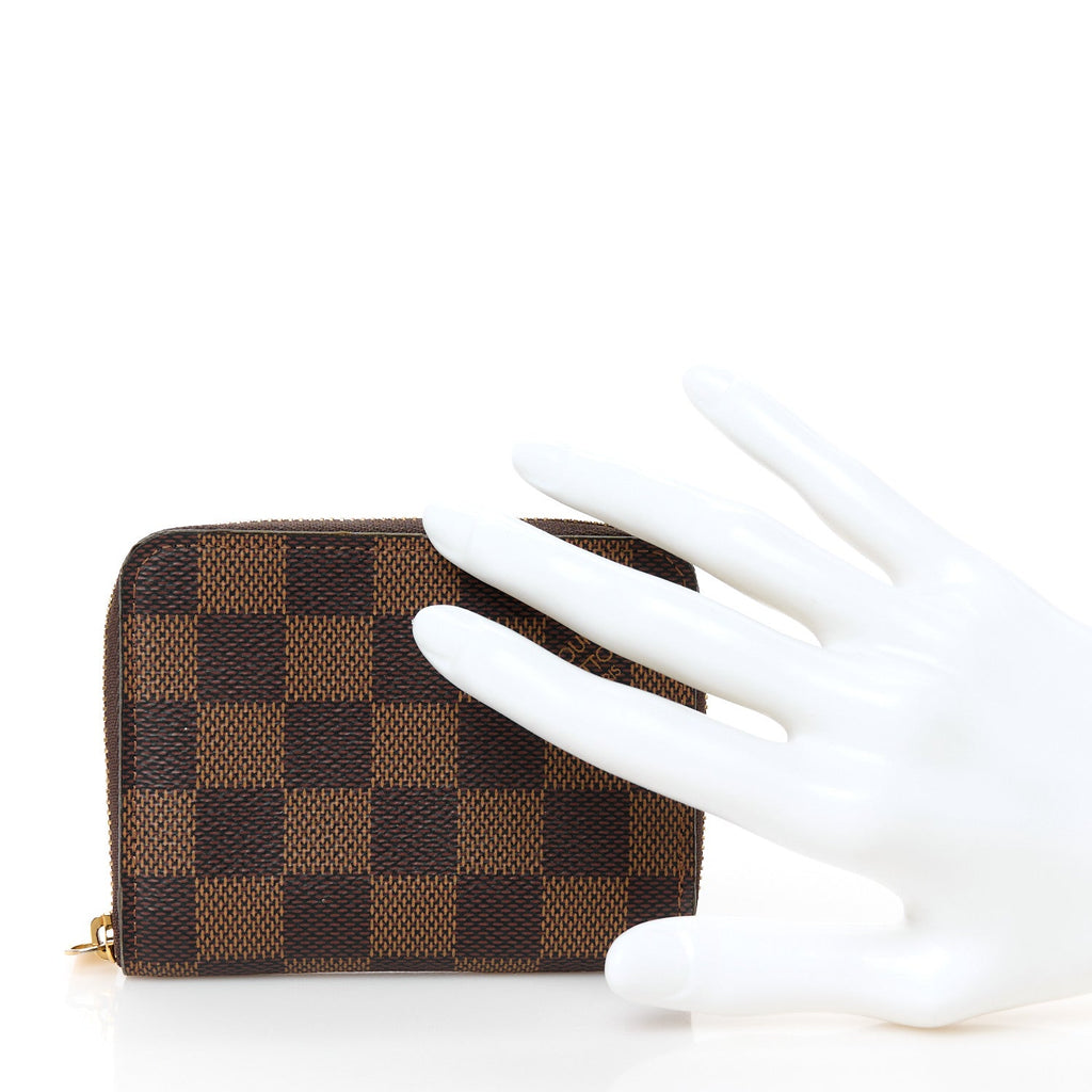 Damier Ebene Zippy Coin Purse