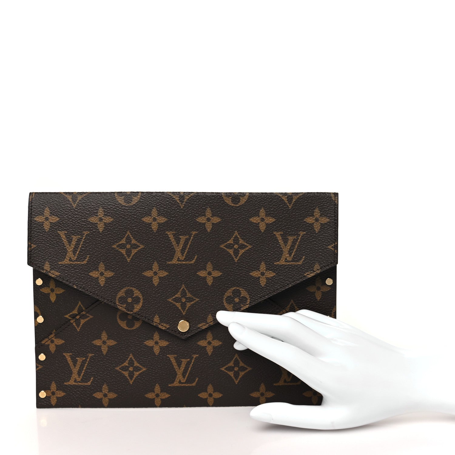 Monogram Rivets Enveloppe