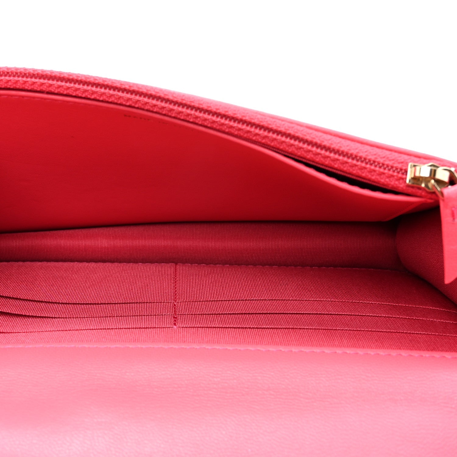 Lambskin Quilted Chanel 19 Wallet On Chain WOC Dark Pink
