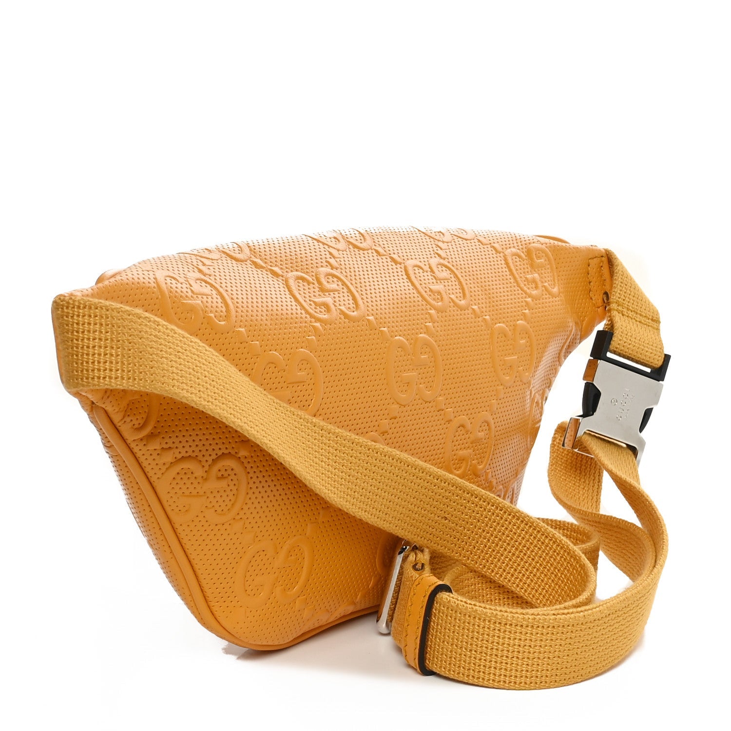 Calfskin GG Tennis Embossed Belt Bag Crop