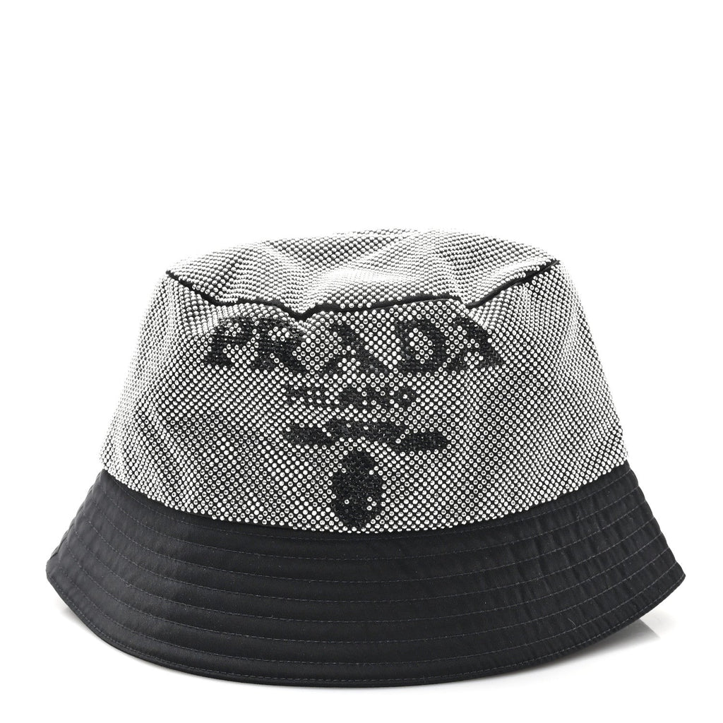 Crystal Tessuto Bucket Hat L Black Acciaio