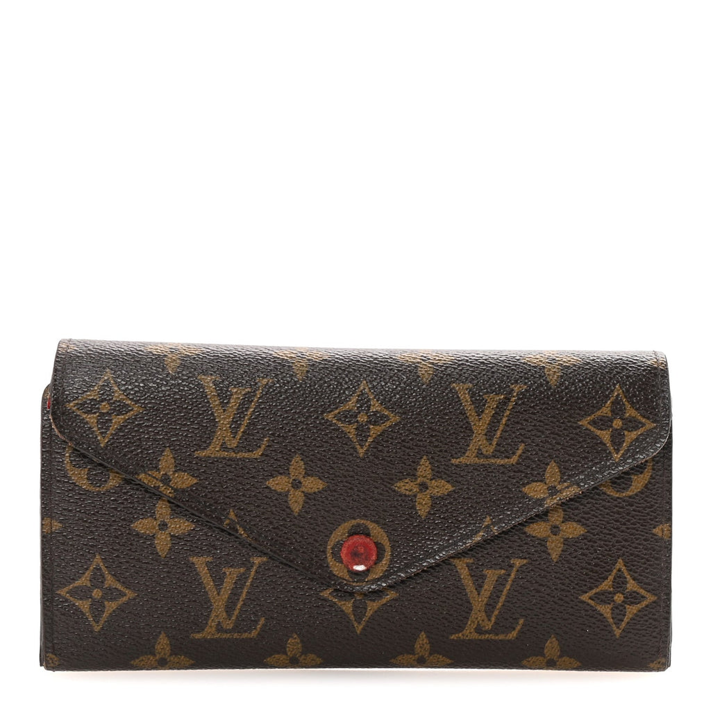 Monogram Josephine Wallet Red