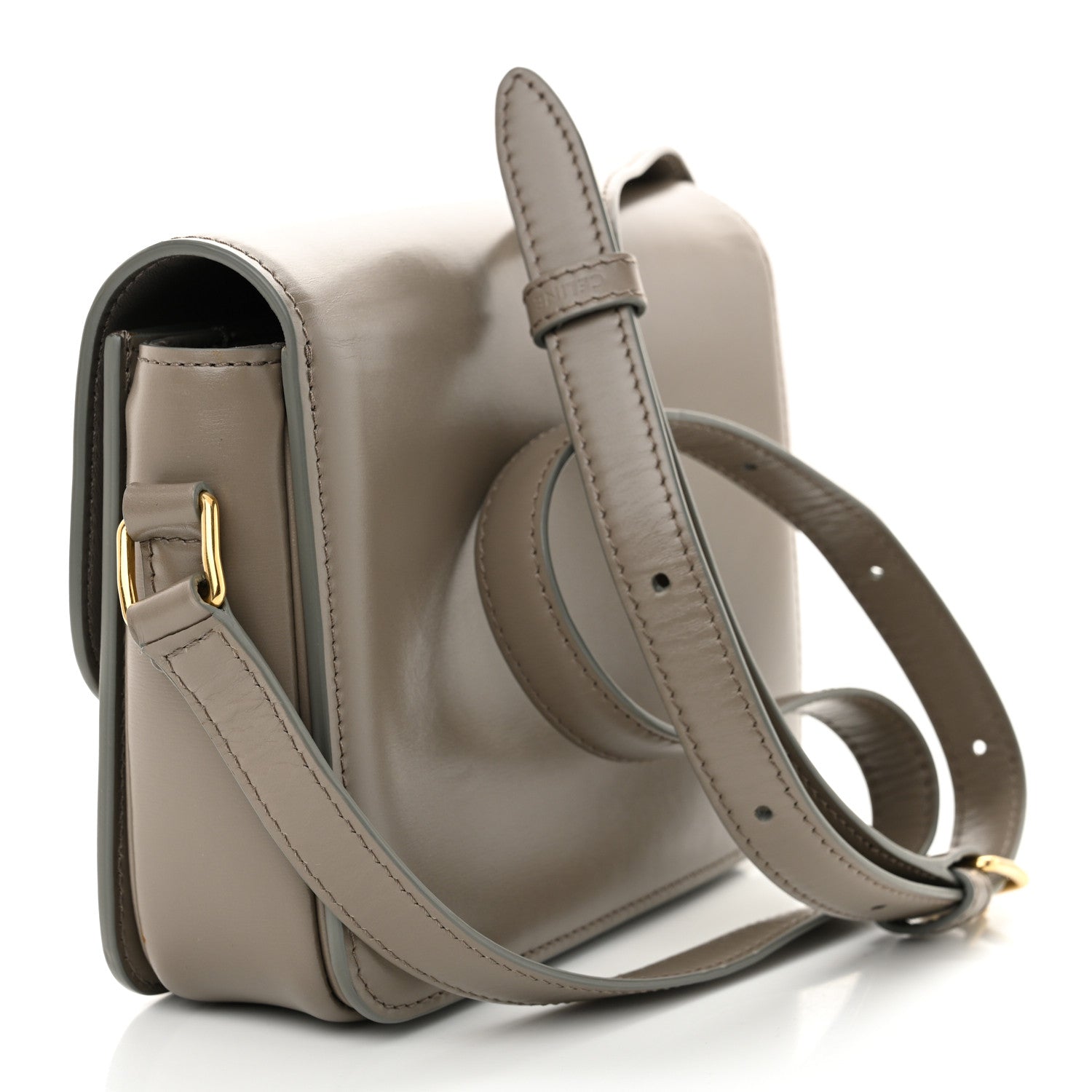 Shiny Calfskin Teen Triomphe Pebble
