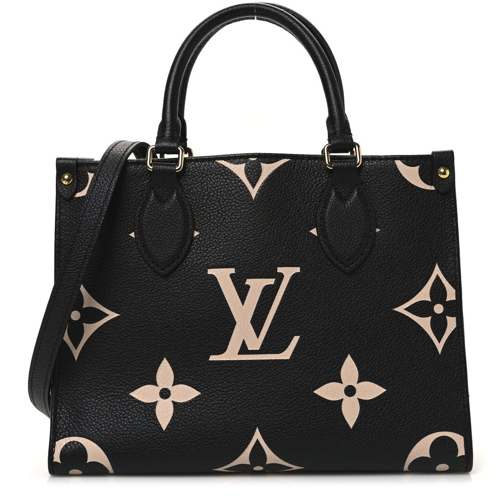 Empreinte Monogram Giant Onthego PM Black Beige