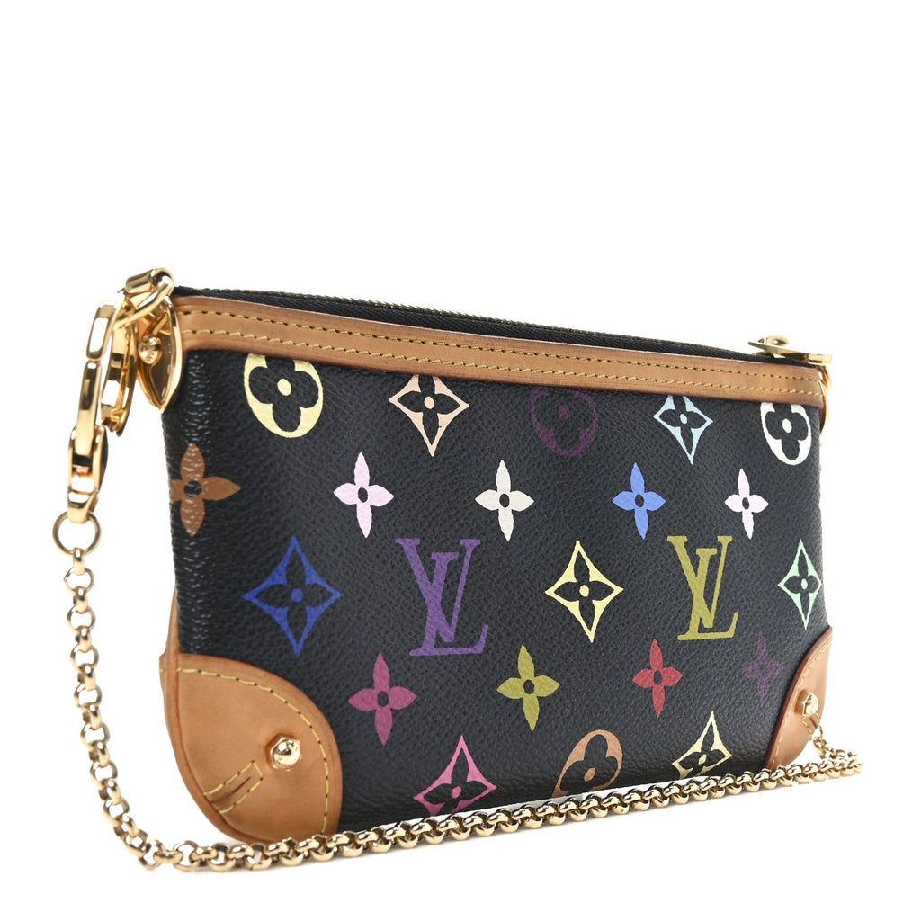 Monogram Multicolor Pochette Milla MM Black