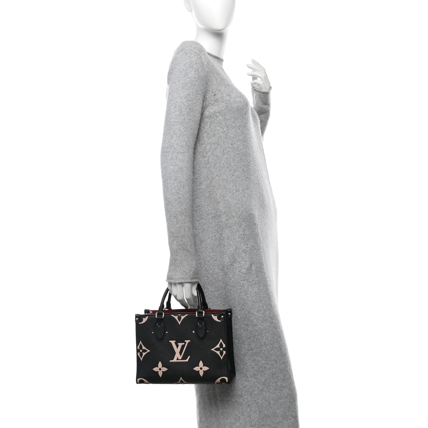 Empreinte Monogram Giant Onthego PM Black Beige