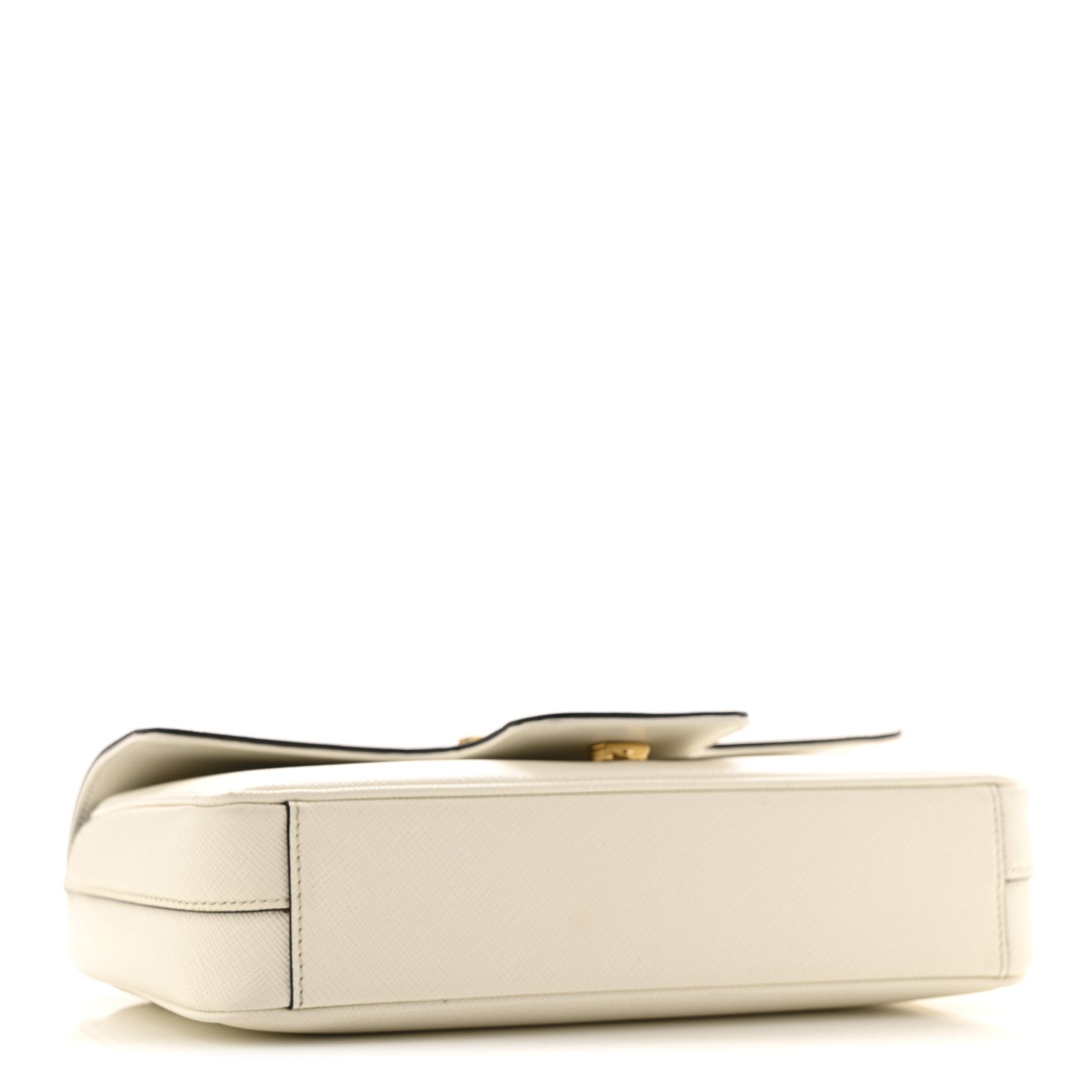 Saffiano Flap Shoulder Bag Talco