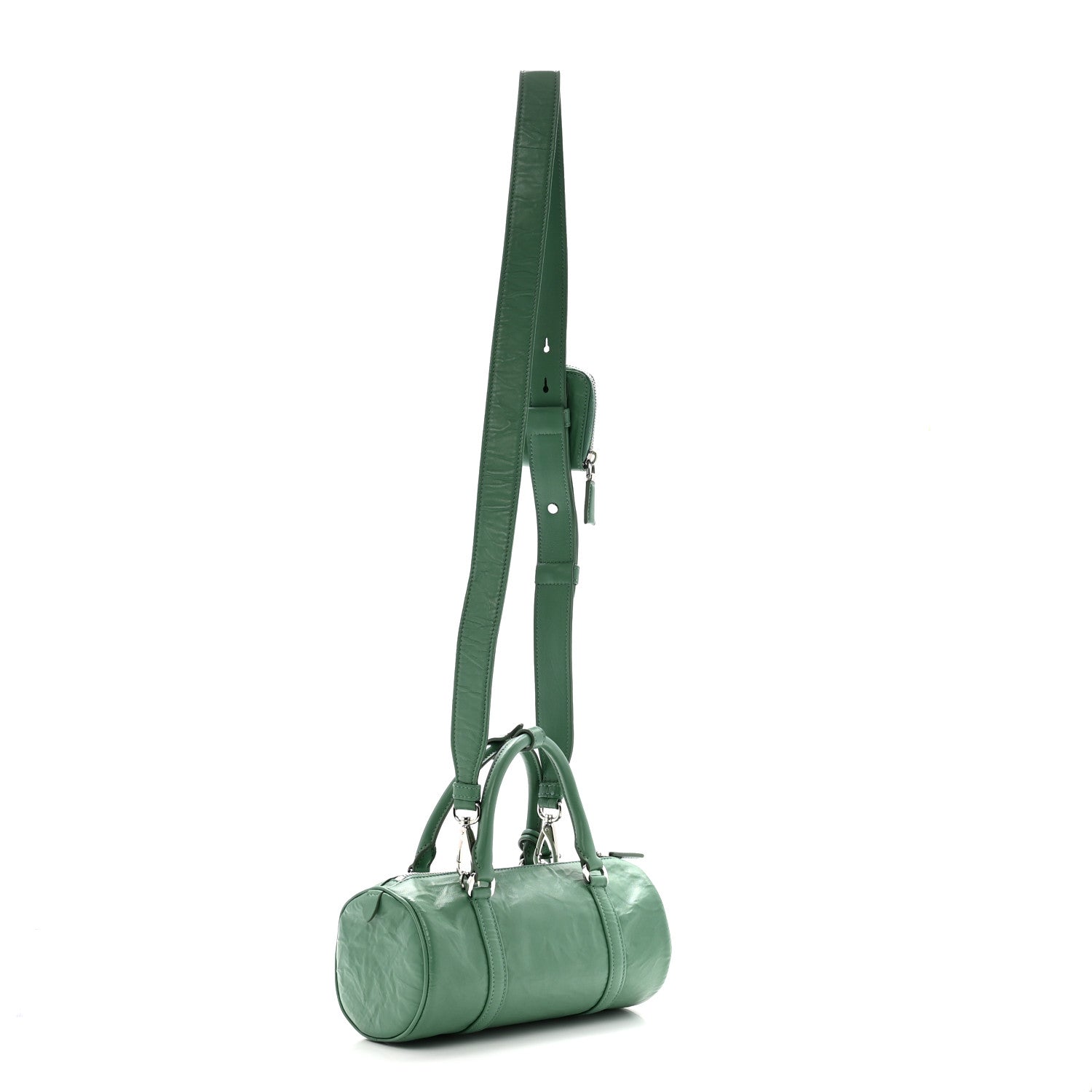 Nappa Antique Re-Edition 2002 Barrel Shoulder Bag Salvia