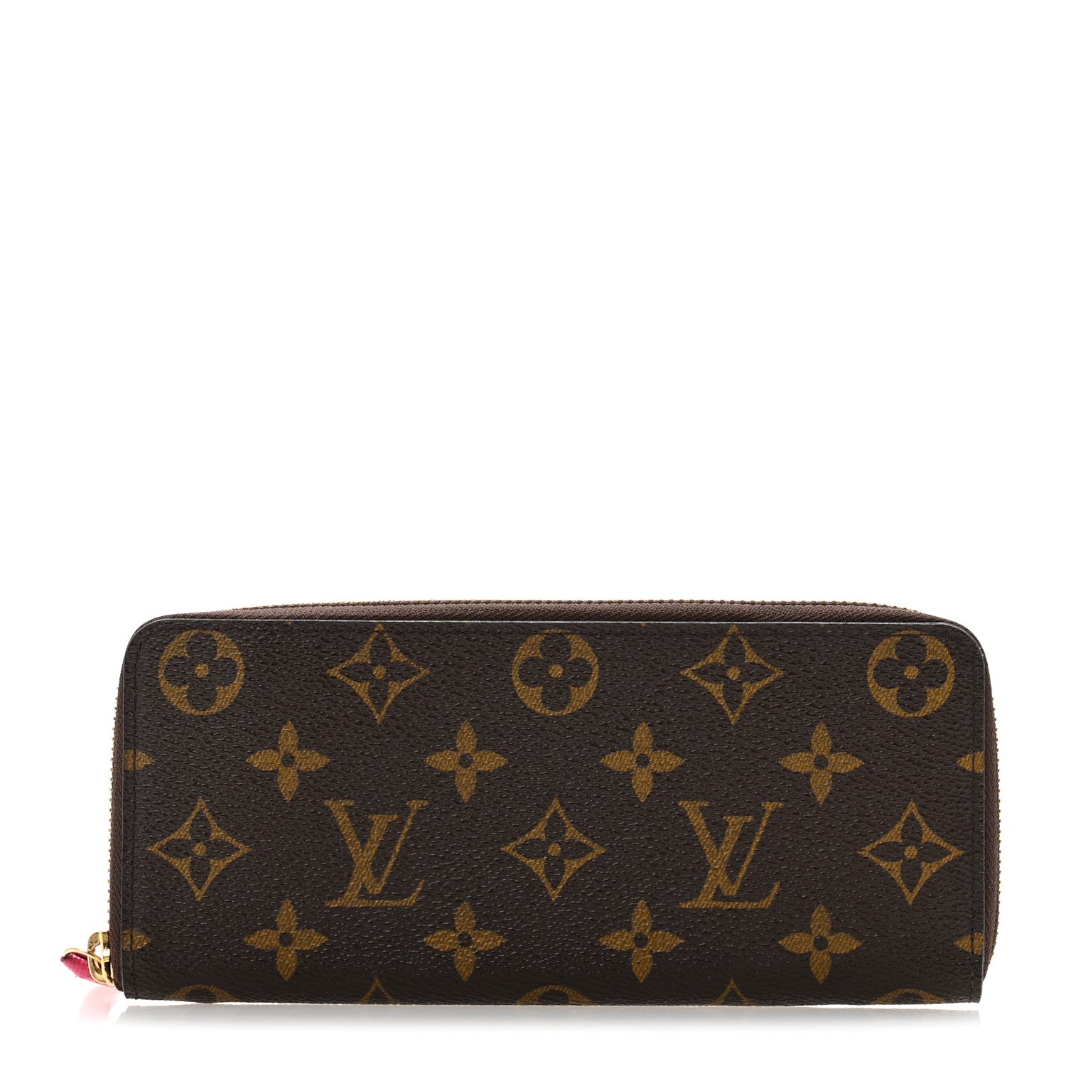 Monogram Clemence Wallet Fuchsia