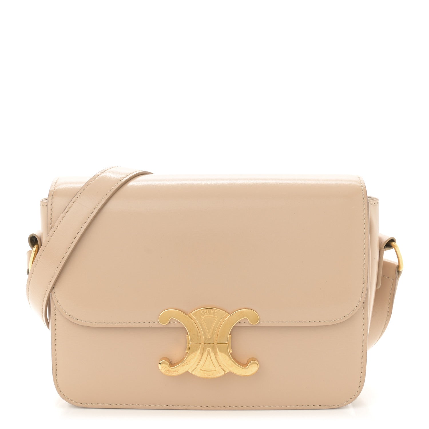 Shiny Calfskin Teen Triomphe Nude