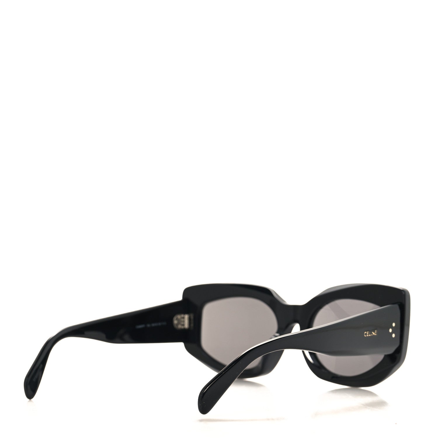 Acetate Polarized Square Sunglasses CL40219I Black