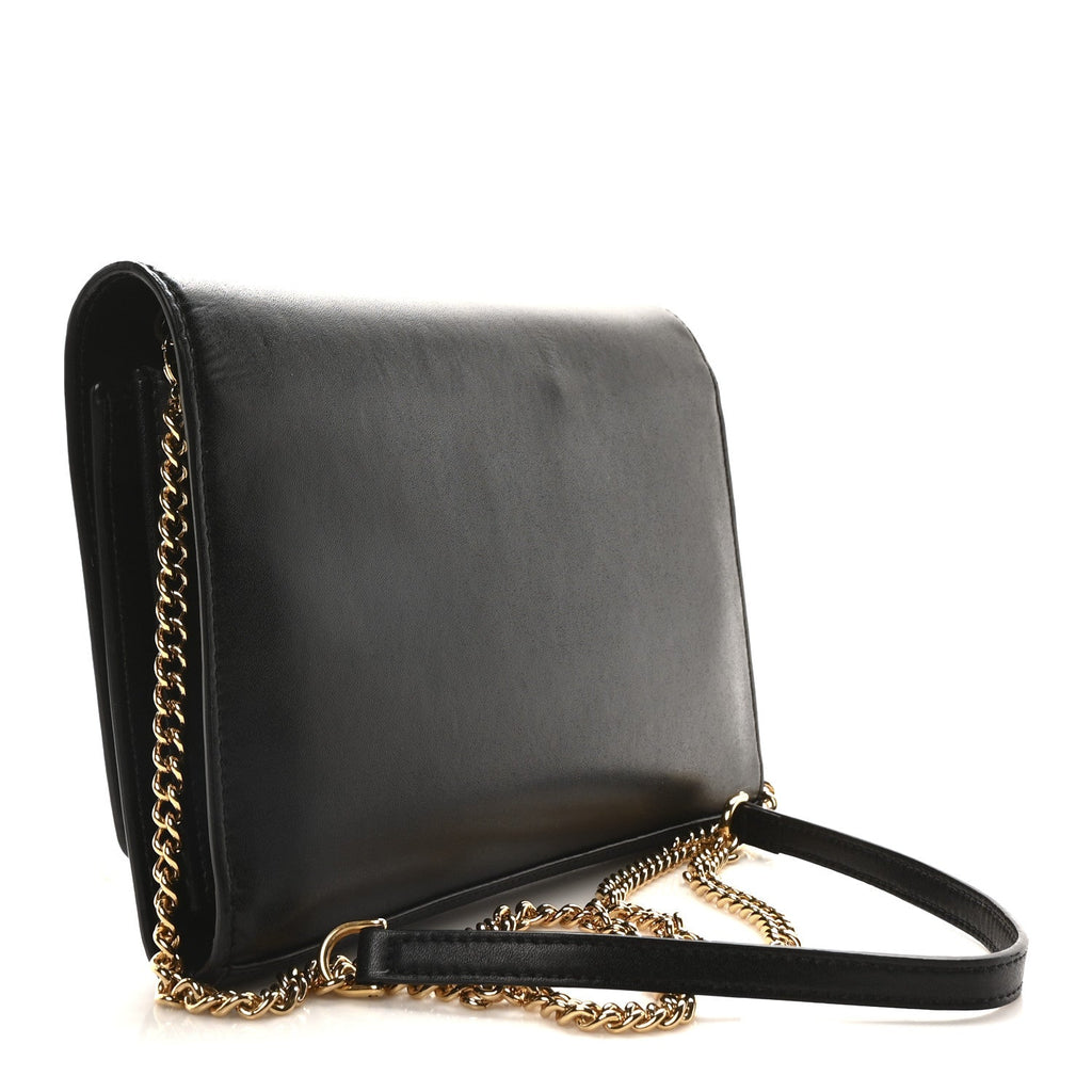 Vitello Liberty Lucido F is Fendi Wallet on Chain Black