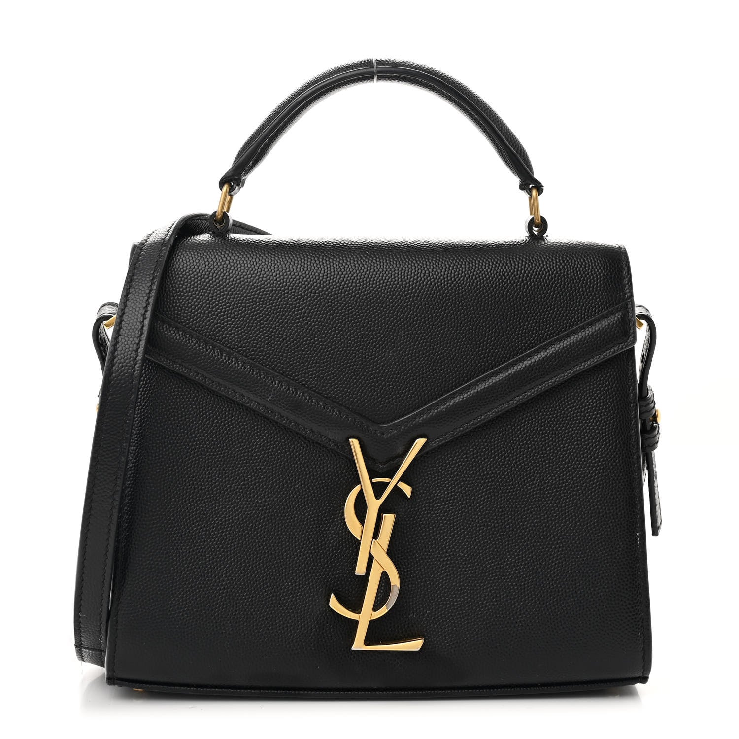 Grain de Poudre Mini Classic Monogram Cassandra Top Handle Black Rouge Legion