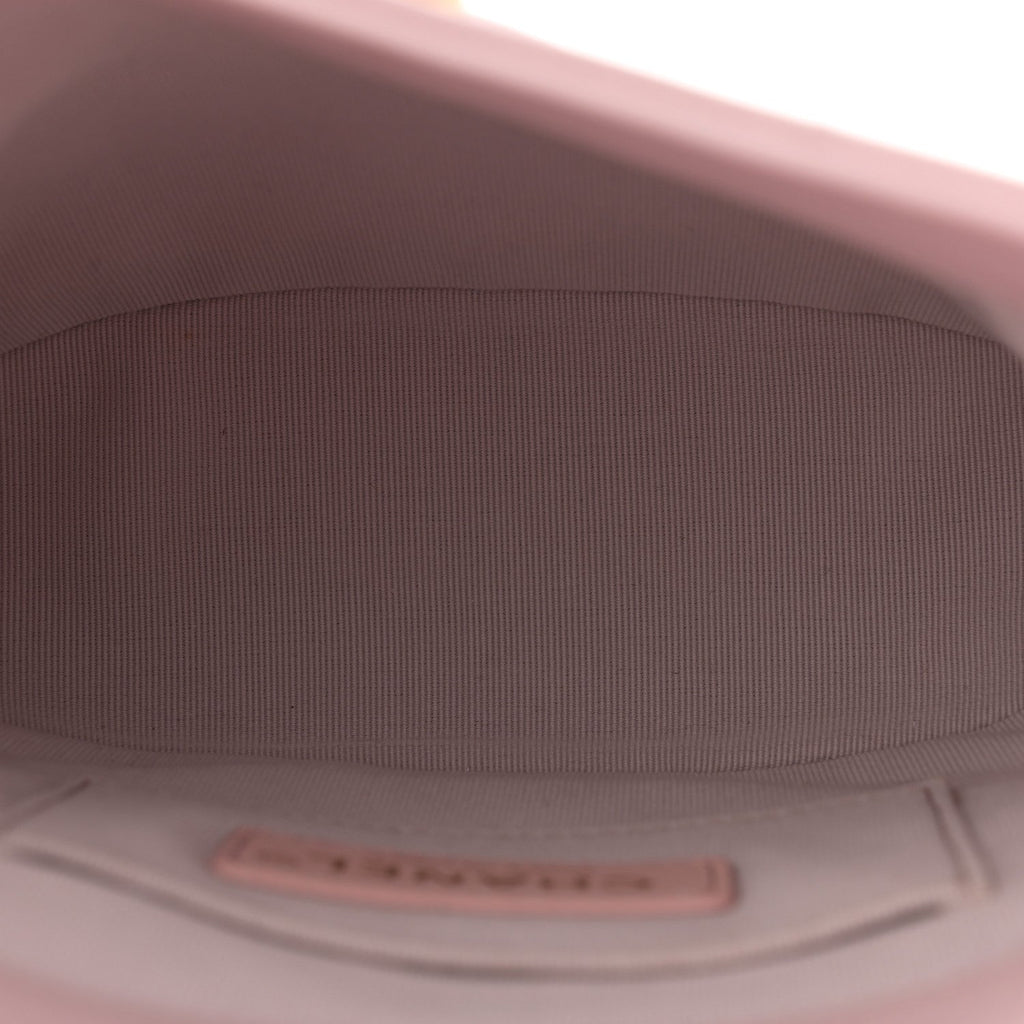Calfskin Quilted Pearl Small About Pearls Hobo Bag Light Pink