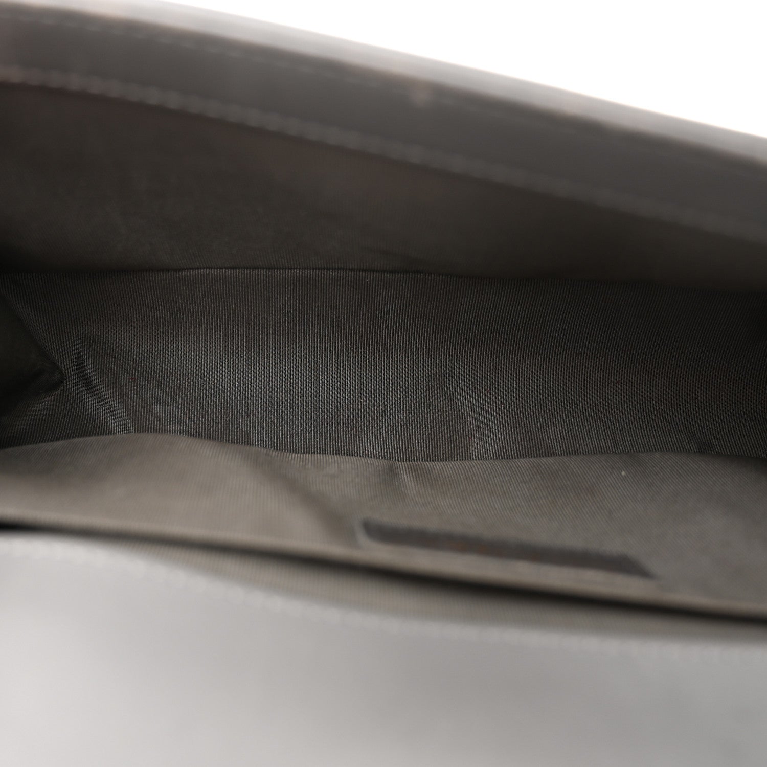 Lambskin Quilted Medium Boy Flap Grey