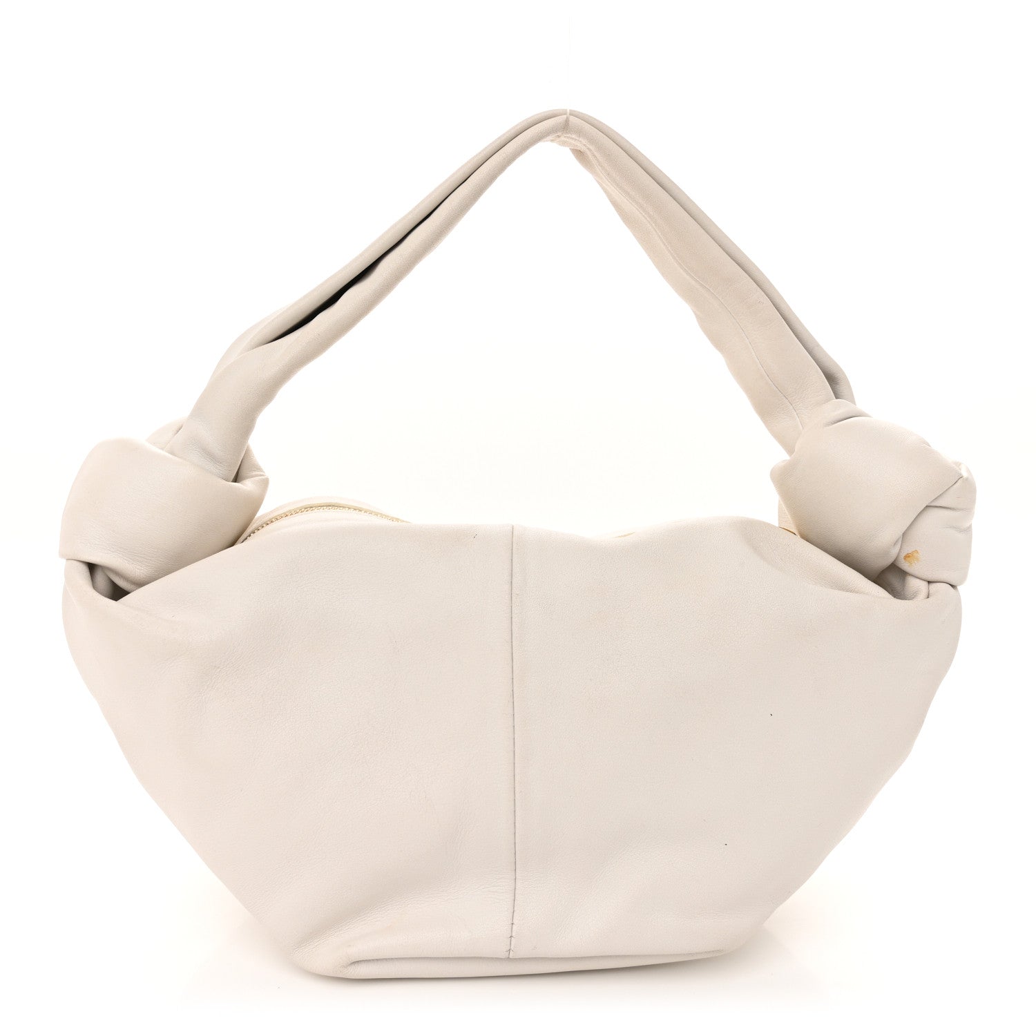 Calfskin Mini Double Knot Bag White