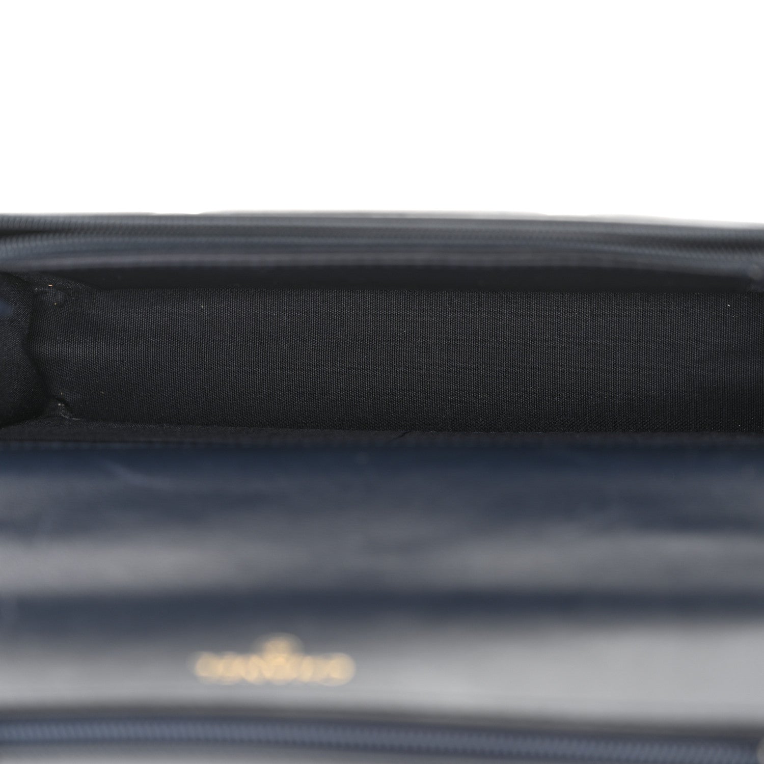 Lambskin Quilted Chanel 19 Wallet On Chain WOC Navy Blue