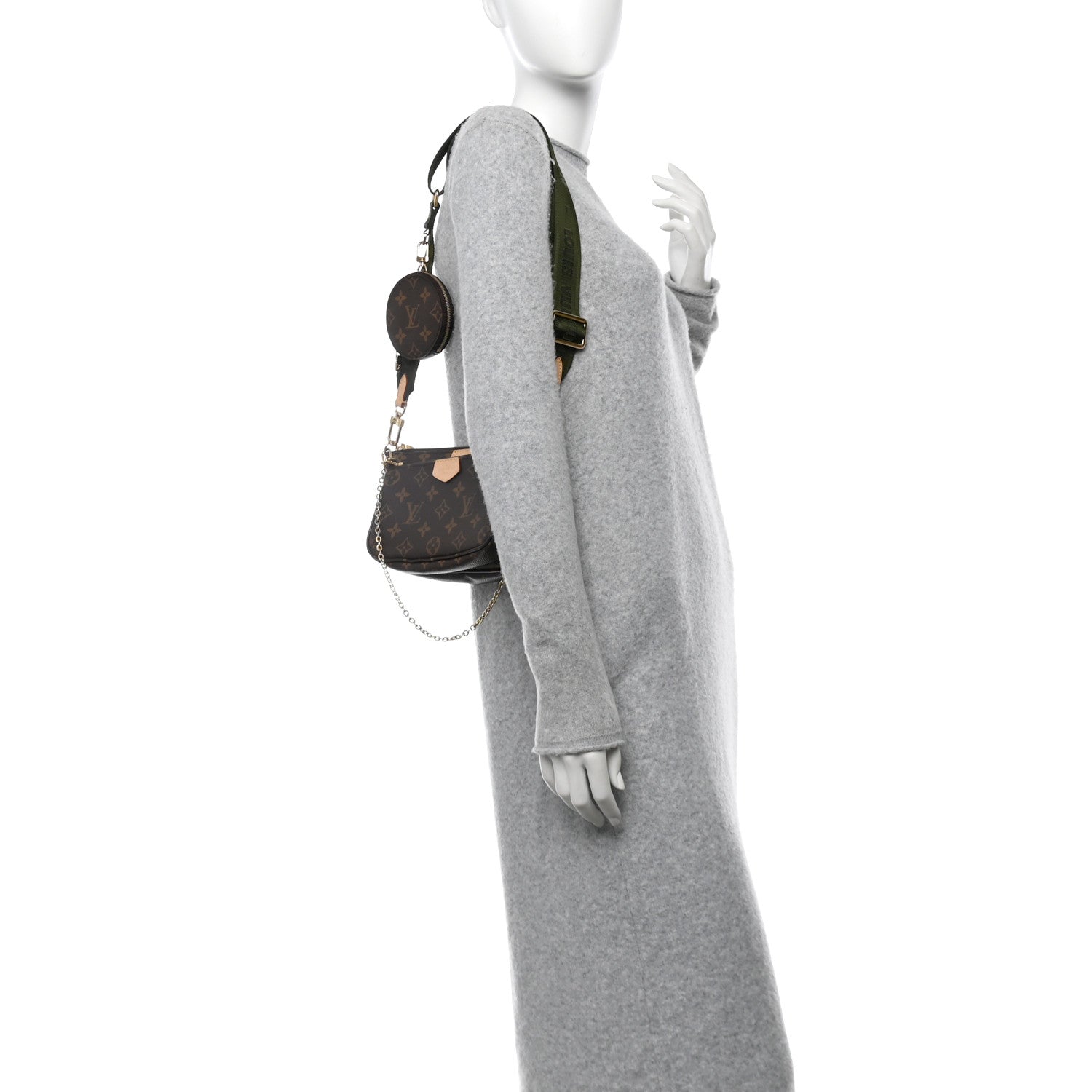 Monogram Multi Pochette Accessories Kaki