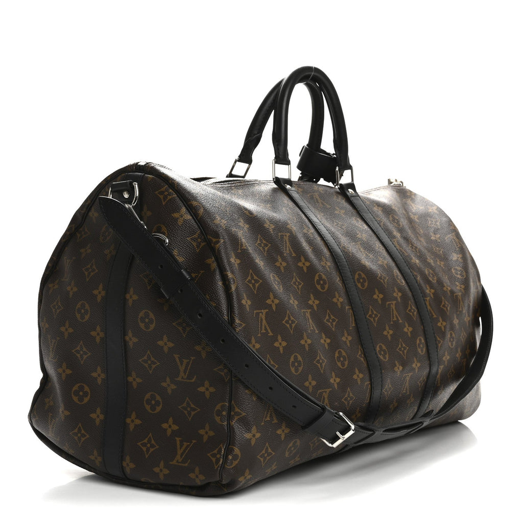 Monogram Macassar Keepall Bandouliere 55