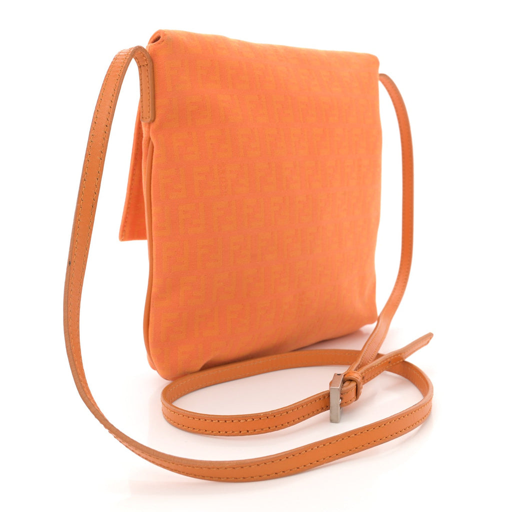 Zucchino Vitello Tube Messenger Bag Orange