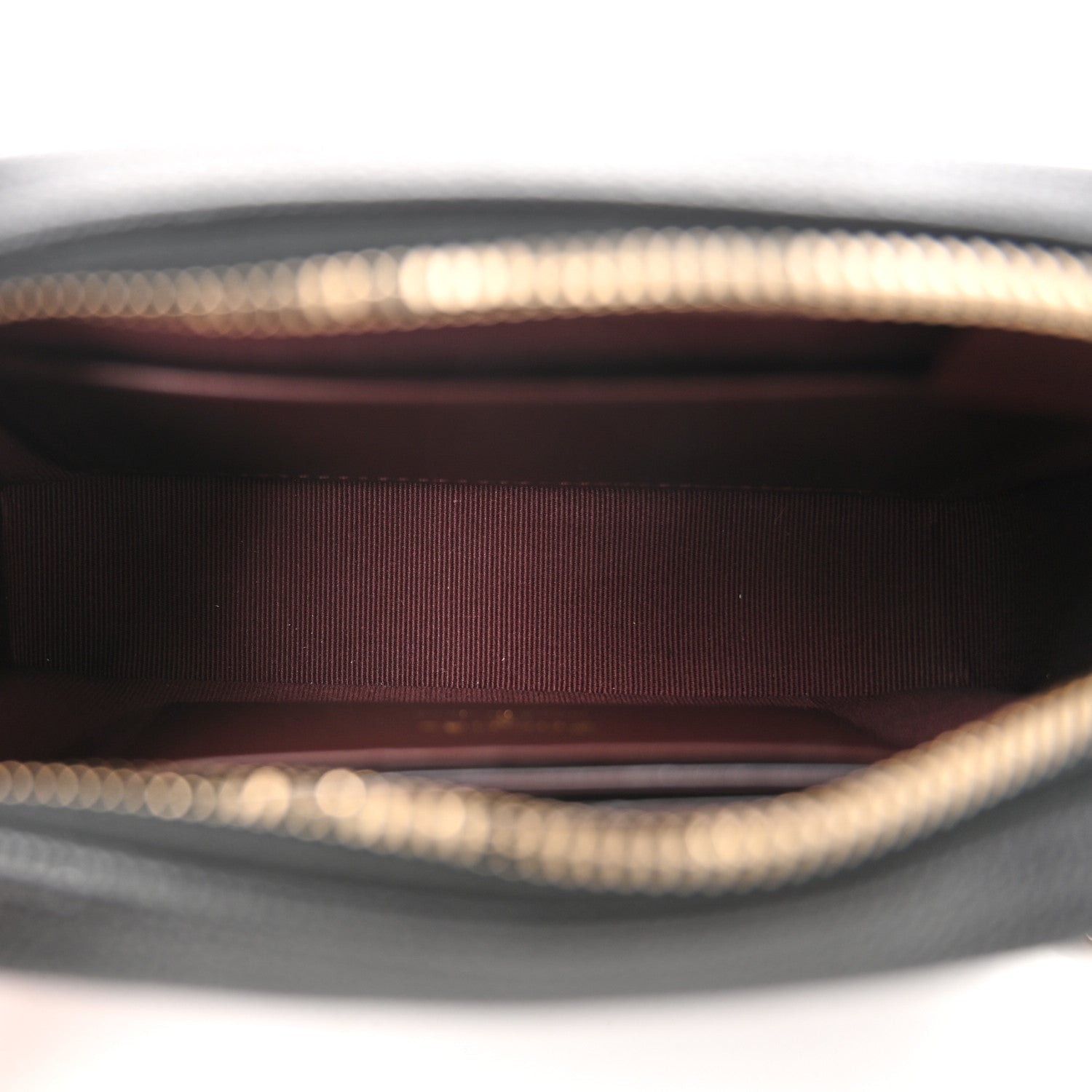 Caviar Quilted Mini Zip Clutch With Chain Black