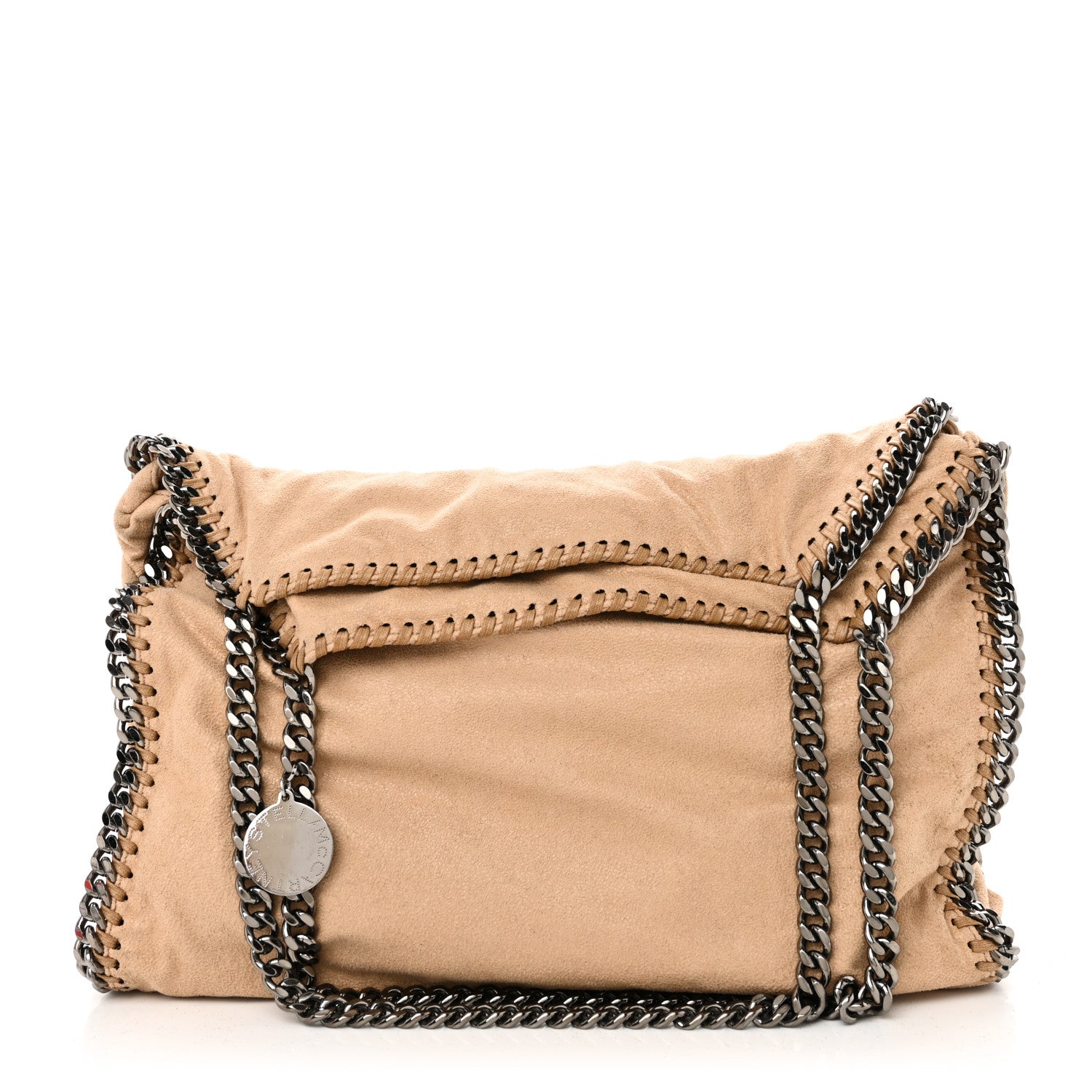 Shaggy Deer Small Falabella Tote Beige